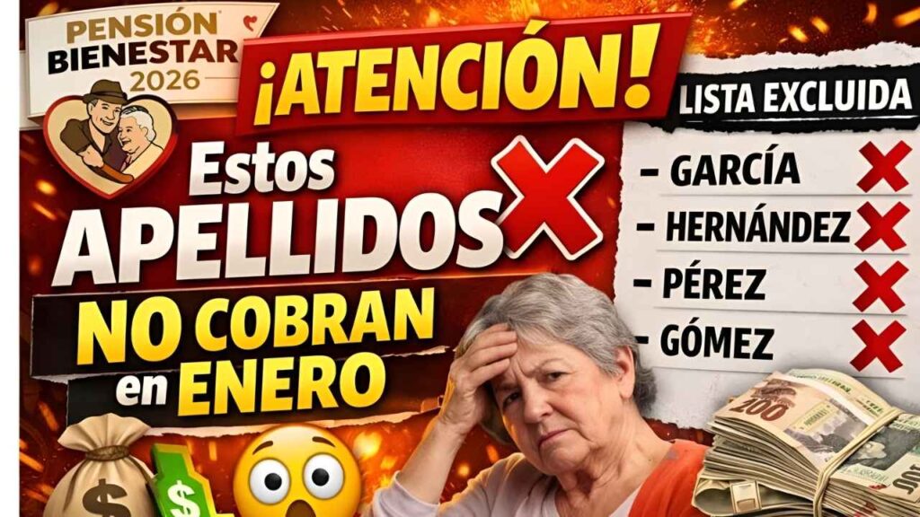 Pensión Bienestar 2026: Mujeres y Personas con Discapacidad – Apellidos que cobran HOY lunes 23 de abril