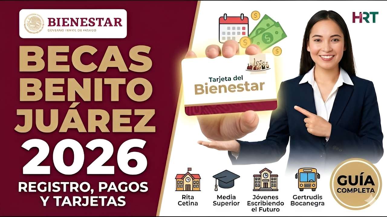 Calendario de pagos segundo bimestre 2025-2026 de las Becas Bienestar