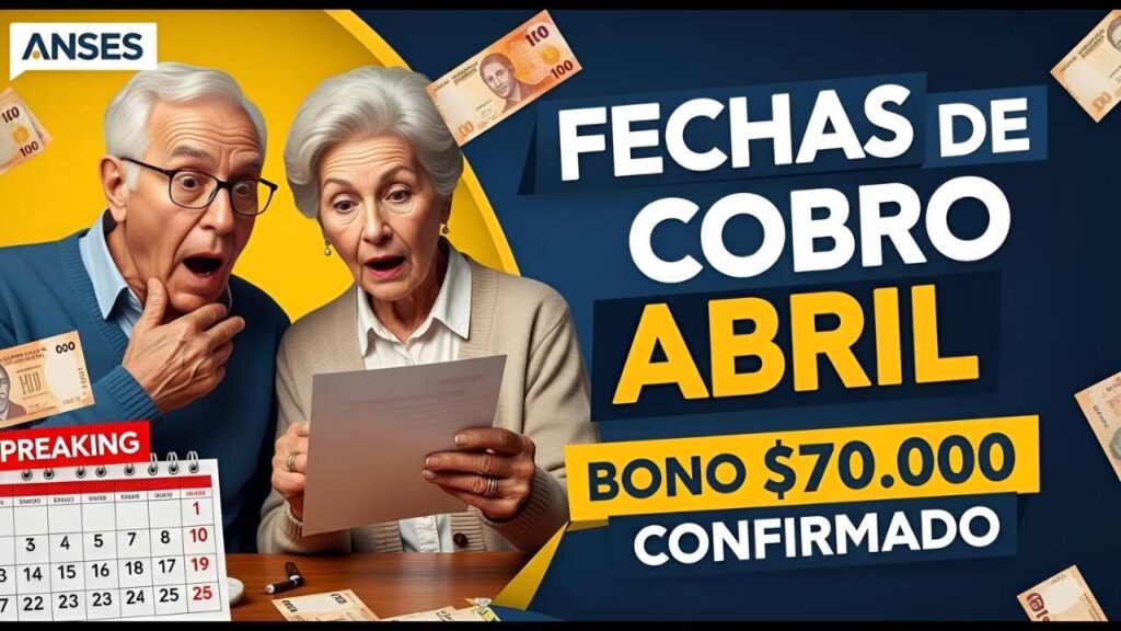 Jubilados ANSES Abril 2026: Aumento + Bono Extra, Cómo Cobrar Según DNI