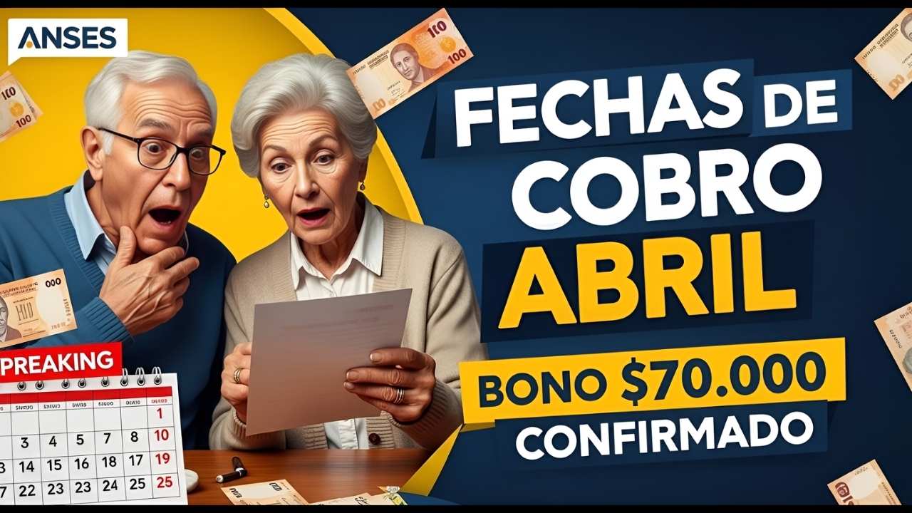 Jubilados ANSES Abril 2026: Aumento + Bono Extra, Cómo Cobrar Según DNI