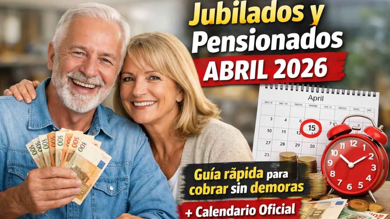 Jubilados y pensionados abril 2026: guía rápida para cobrar sin demoras y calendario oficial de pagos