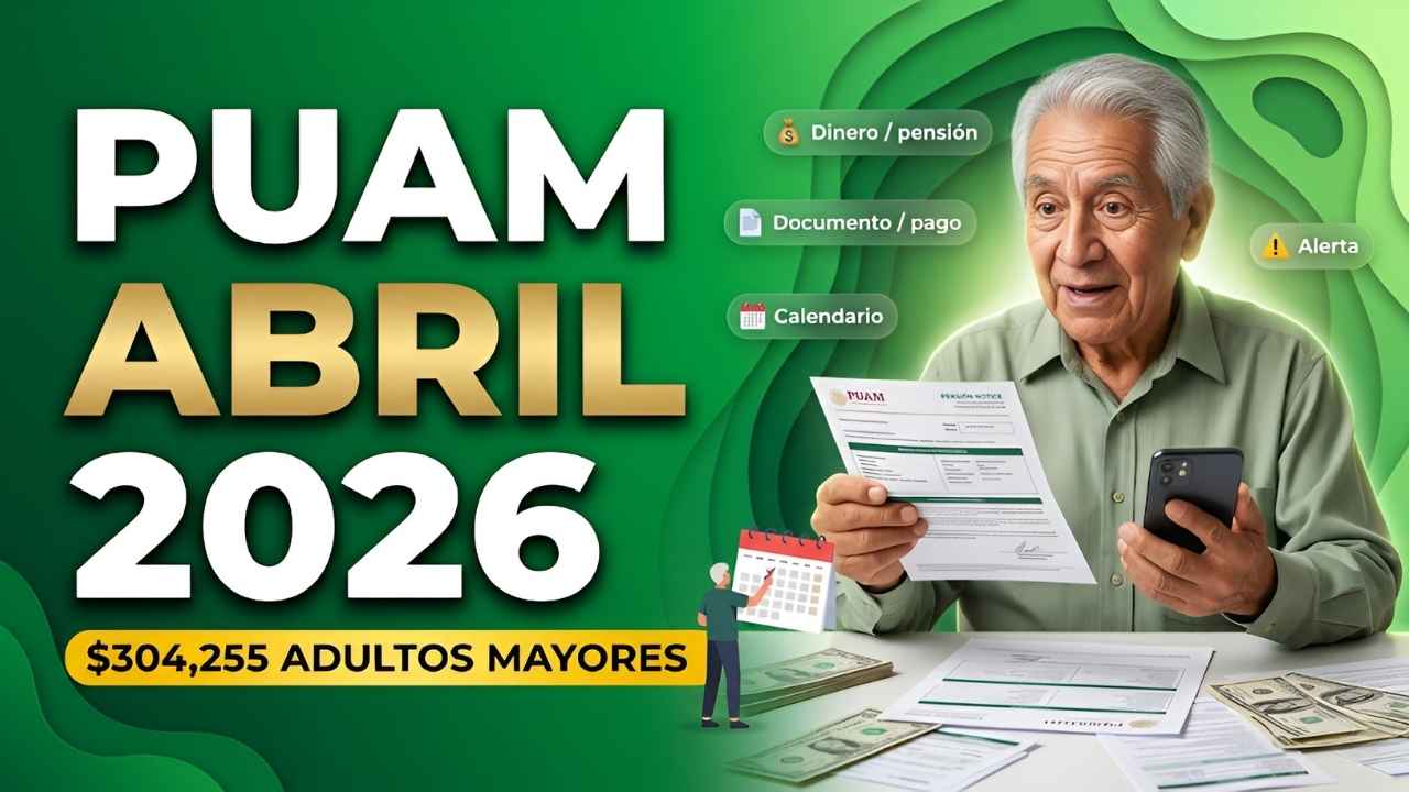 PUAM abril 2026 $304,255 adultos mayores: requisitos básicos y pago asegurado ANSES